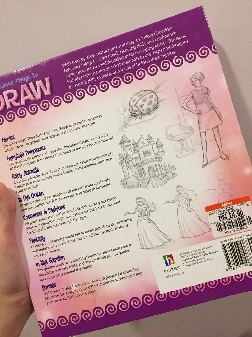 Fabulous Things To Draw Book Books Stationery Books On Carousell