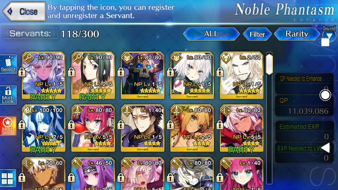 FGO ACCOUNT, Video Gaming, Gaming Accessories, Game Gift Cards