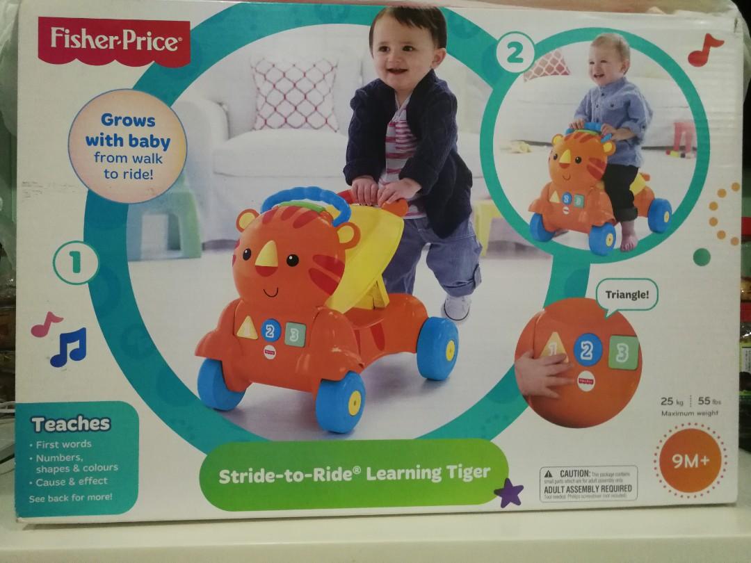 Fisher price stride to ride learning tiger clearance