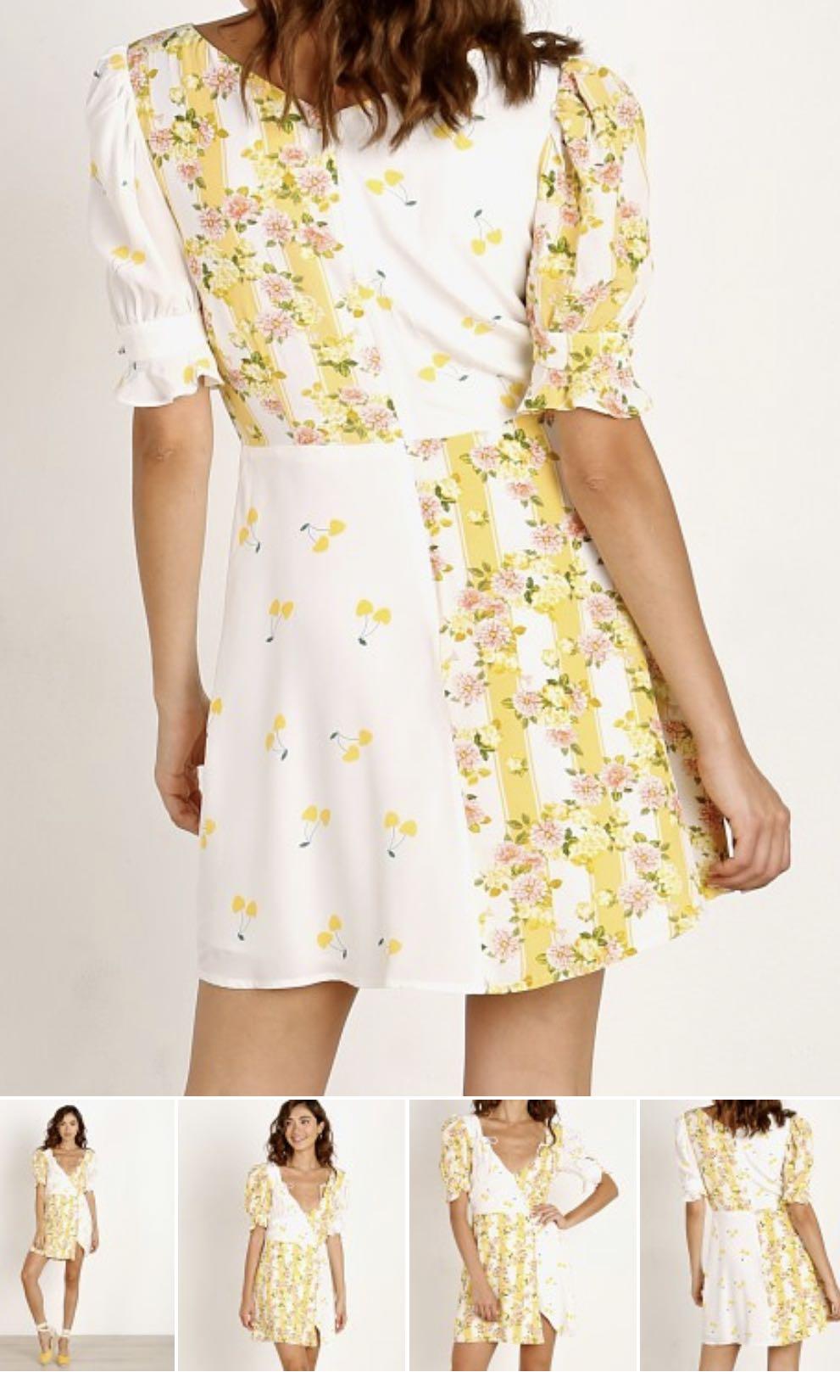 savannah wrap mini dress