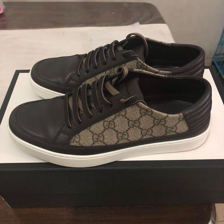gucci men's gg supreme sneakers