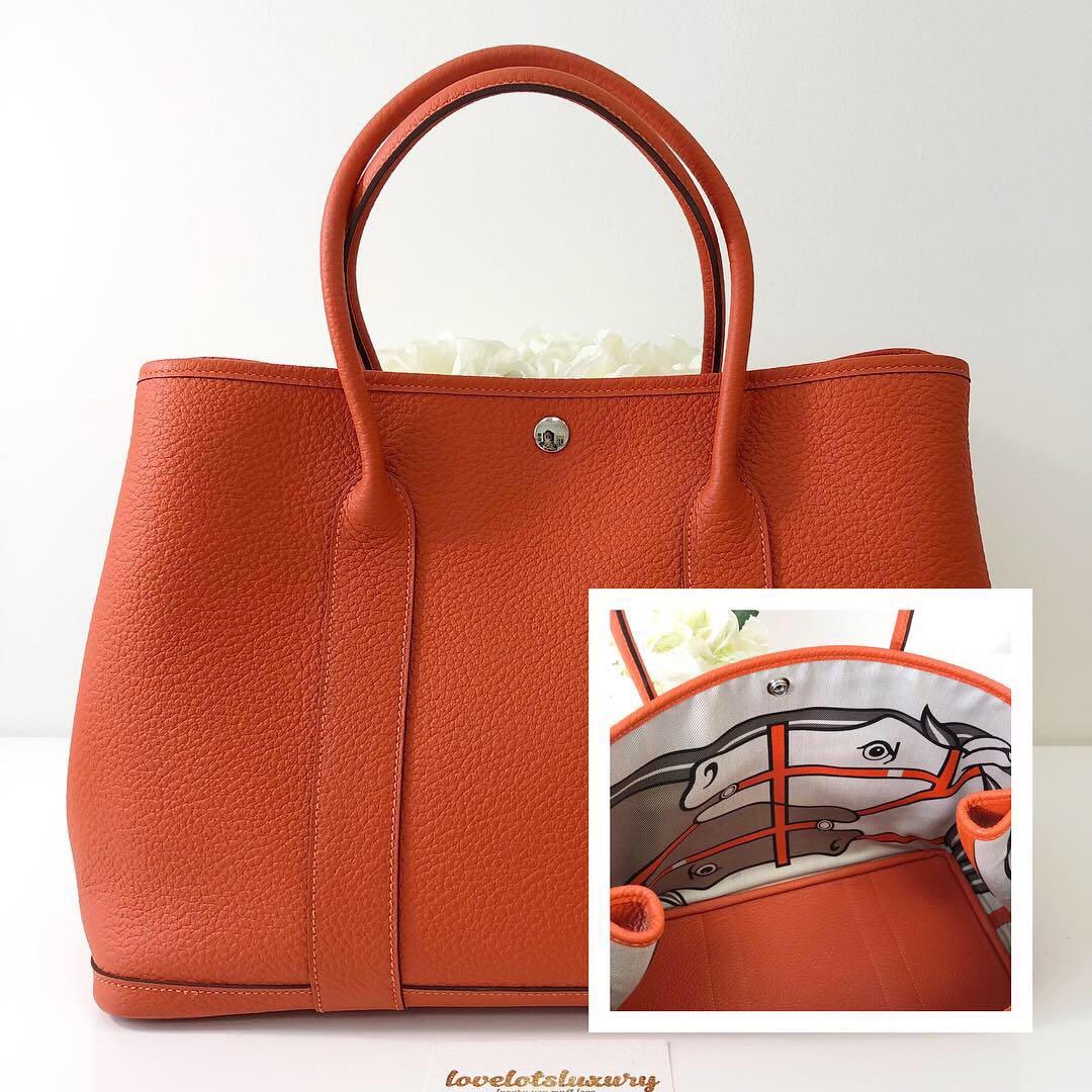 Hermes Garden Party PM 36 Tote Canvas Black, Luxury, Bags & Wallets on  Carousell