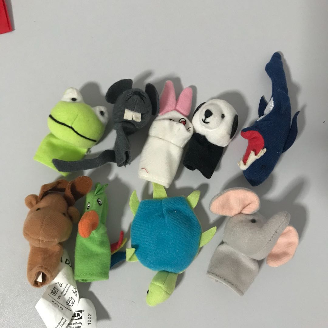 IKEA animal finger puppets, Hobbies & Toys, Toys & Games on Carousell