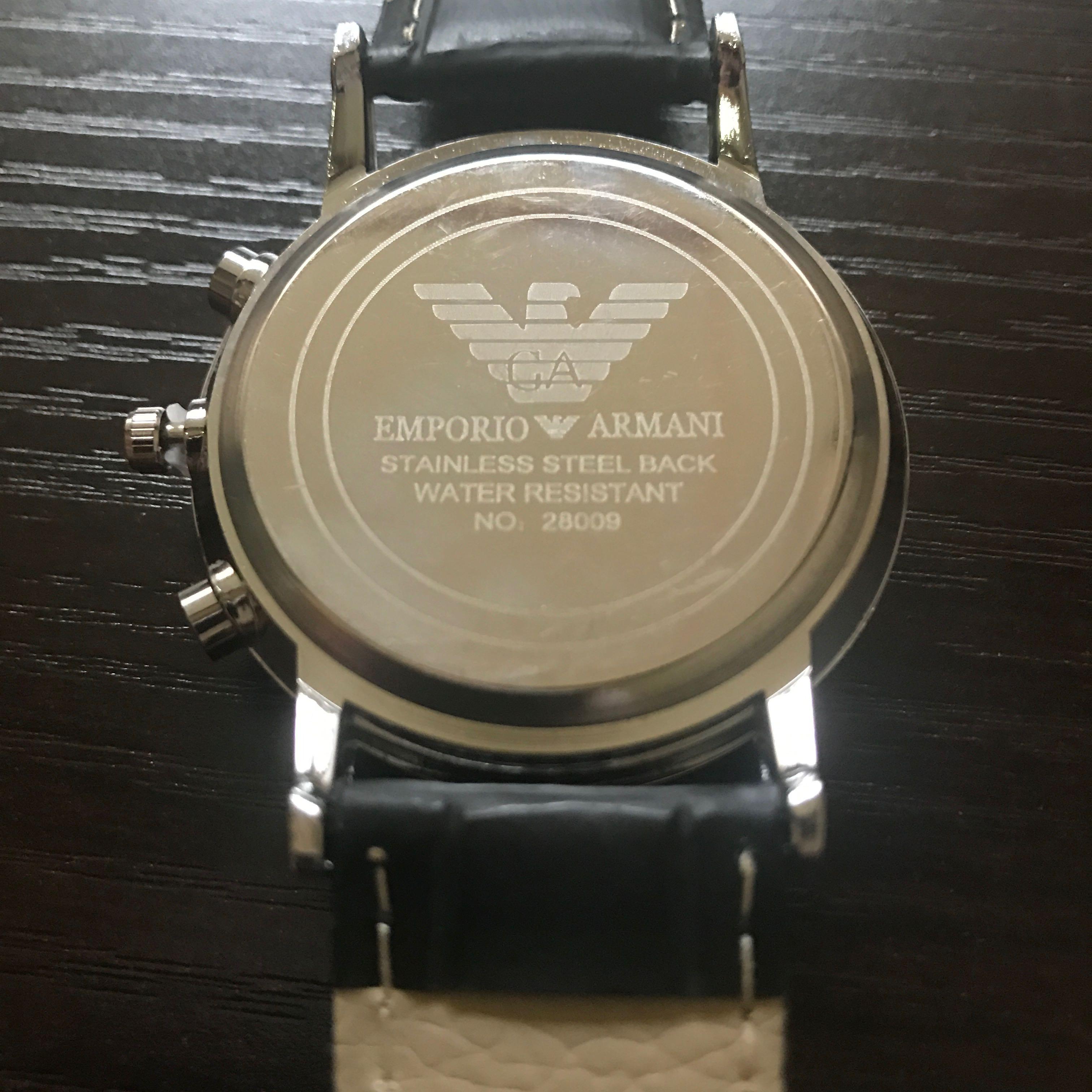 emporio armani watch 28009