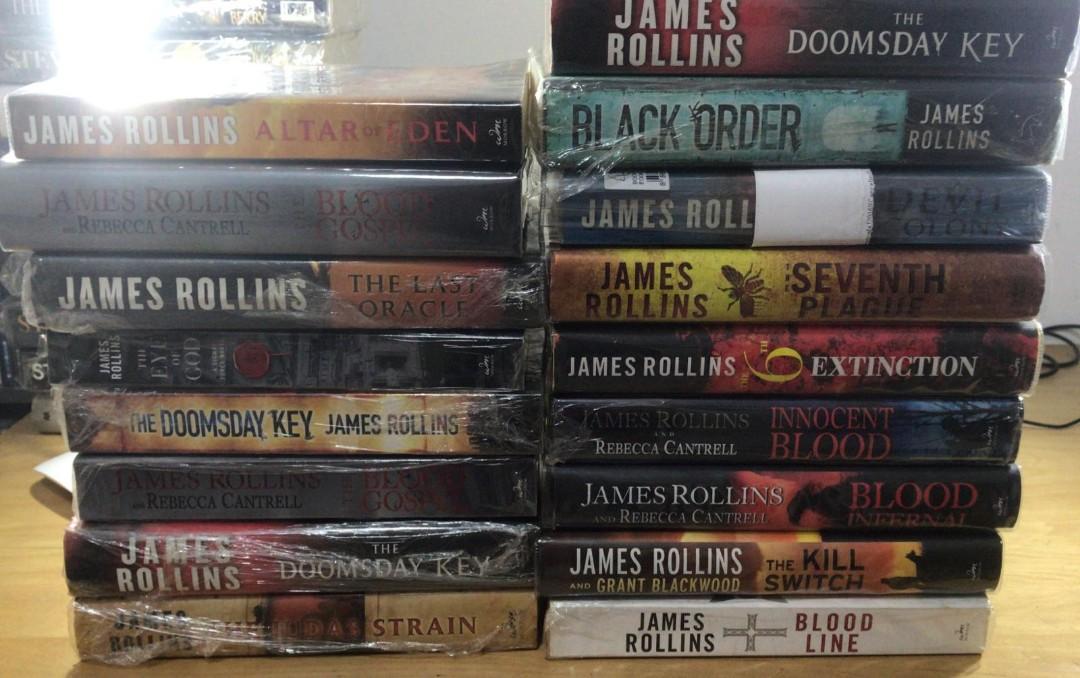 Harcover Softcover Paperbacks James Rollins Novels Sigma Force Series The Order Of The Sanguines Series Books Stationery Fiction On Carousell