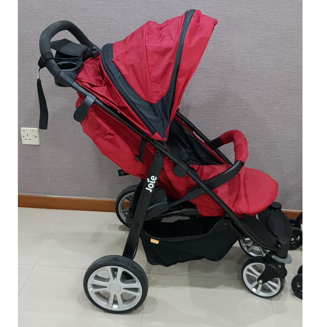 joie litetrax 4 red