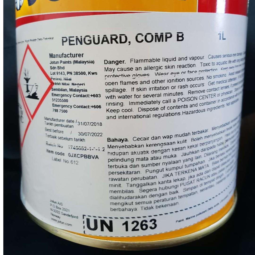 BN JOTUN EPOXY FLOOR PAINT TOPCOAT / SEALER / COMP B, Everything Else