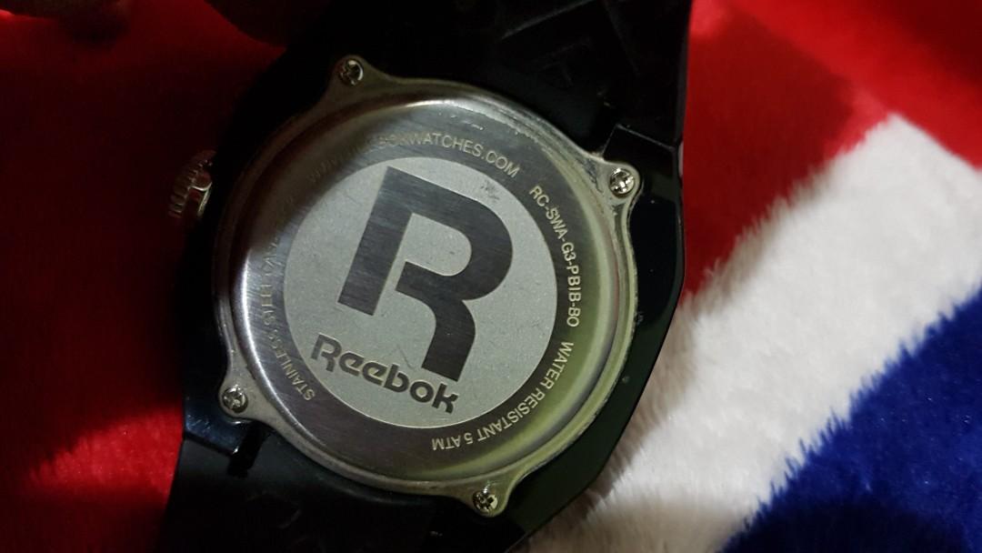 Jual Reebok Watch Black Rc Swa G3 Pbib Bo Fesyen Pria Jam Tangan Di Carousell