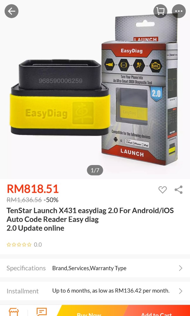 Launch Easydiag Auto Accessories On Carousell