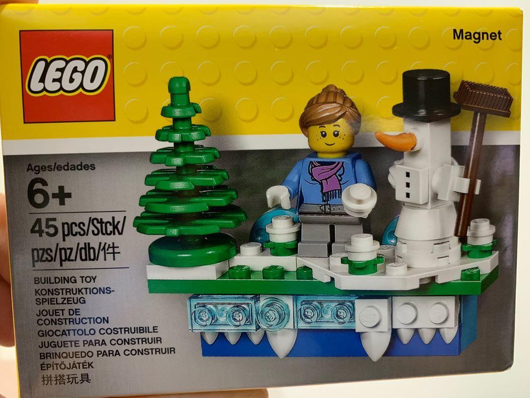 lego christmas magnet