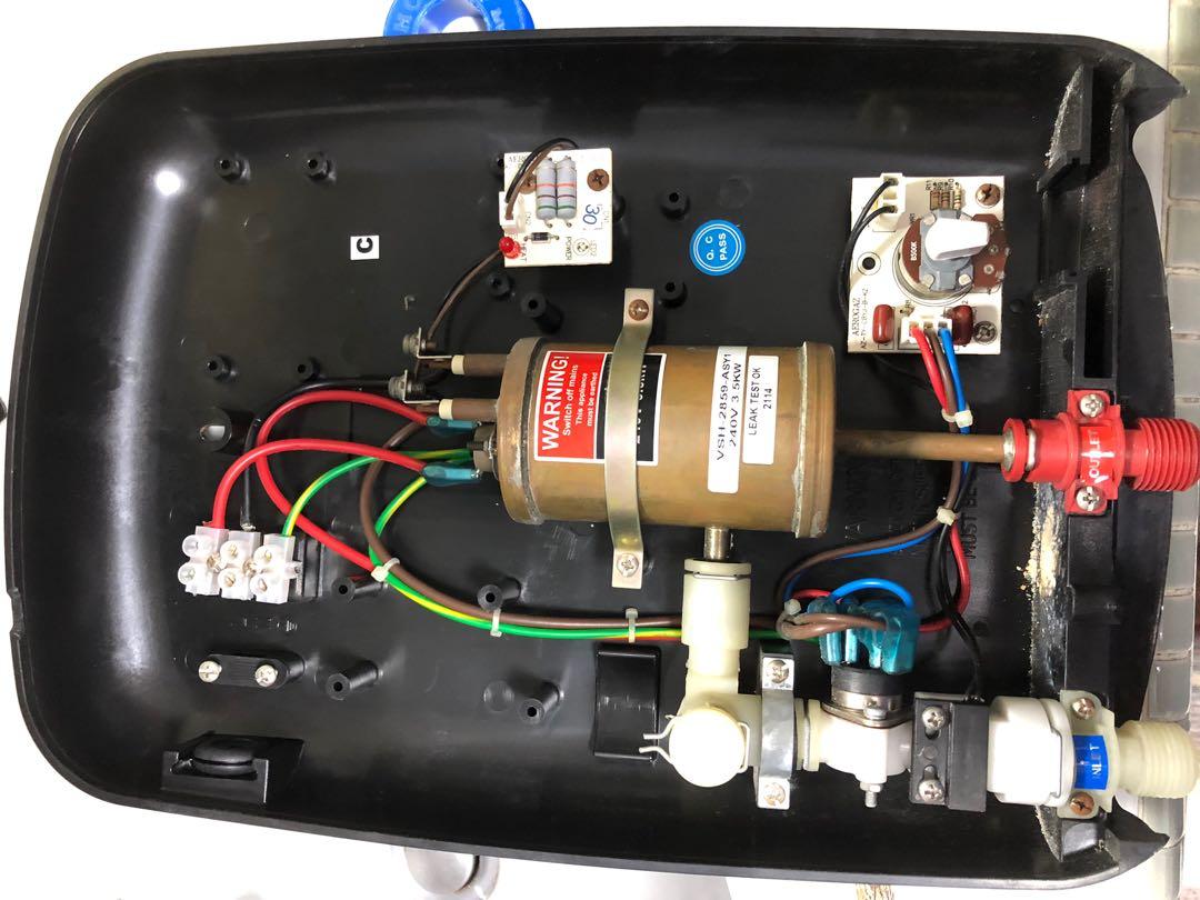 Mistral Instant Water Heater Msh909i Parts Home Appliances Kitchenware On Carousell