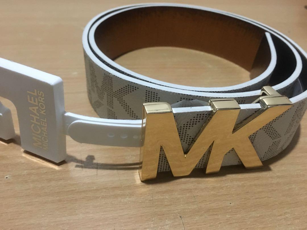 michael kors logo belt