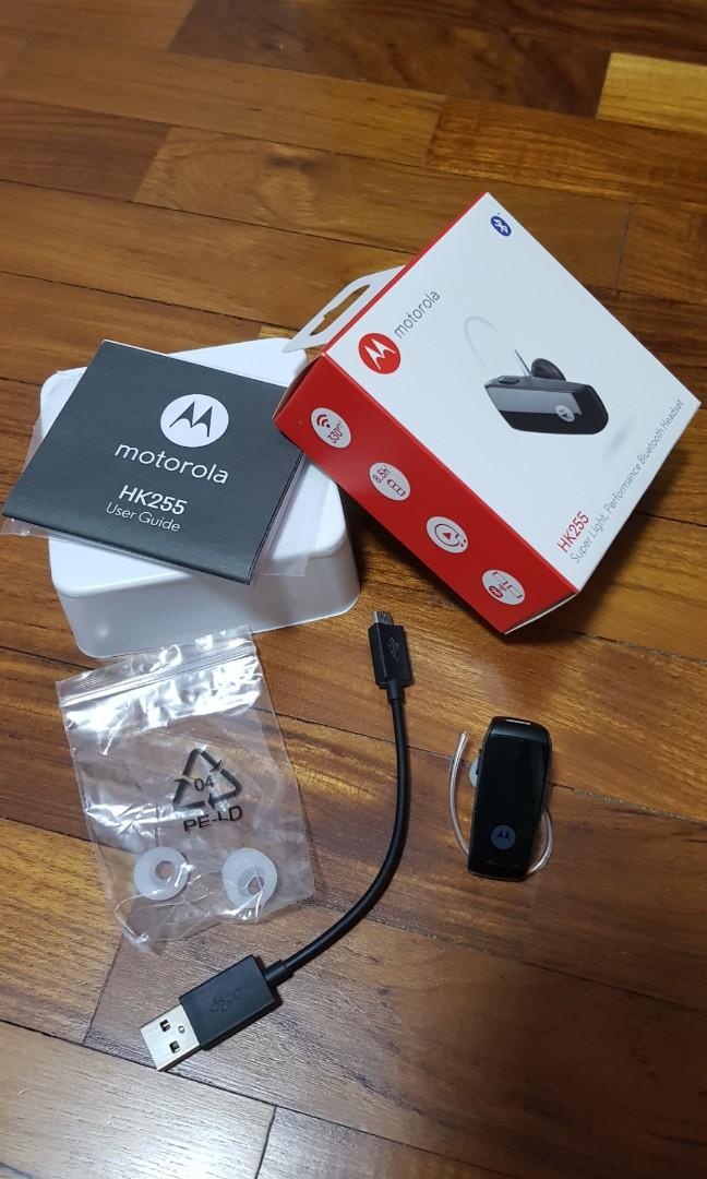 Motorola HK255 Bluetooth Headset Audio Headphones Headsets on Carousell