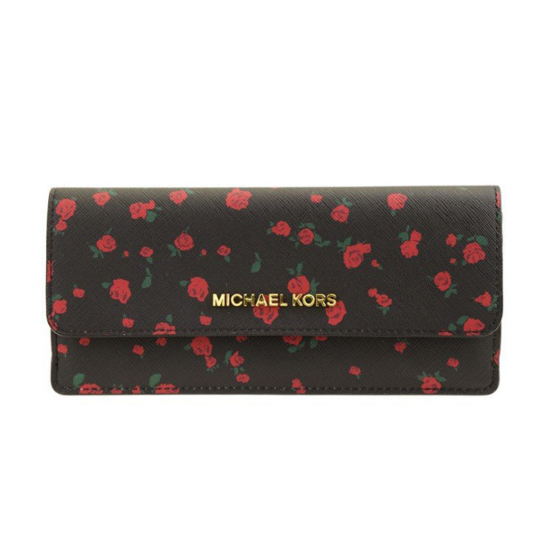 michael kors floral wallet