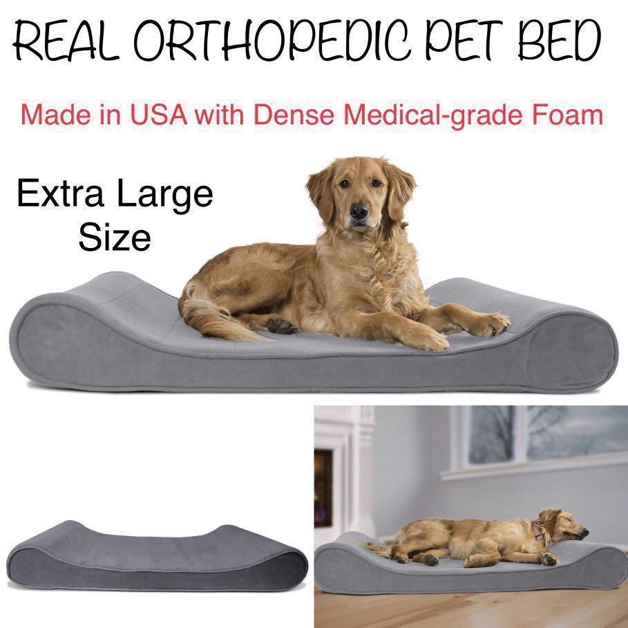 furhaven orthopedic pet bed jumbo