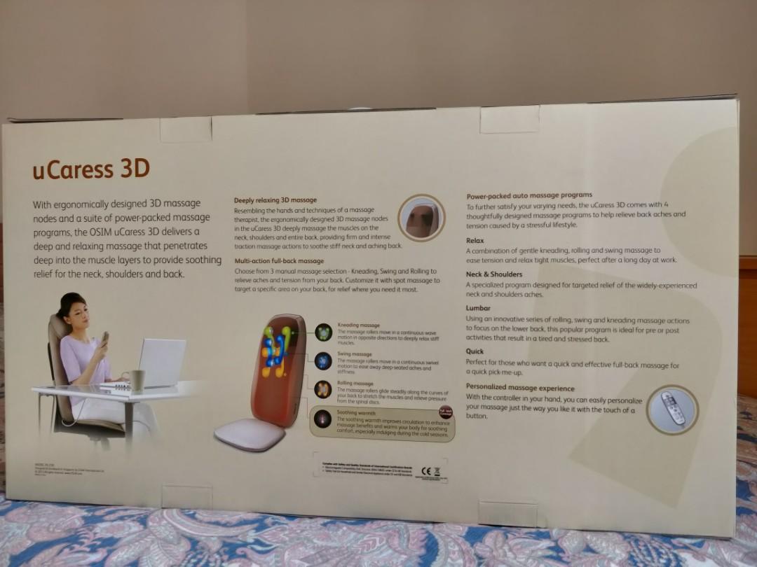 Ucaress best sale 3d osim