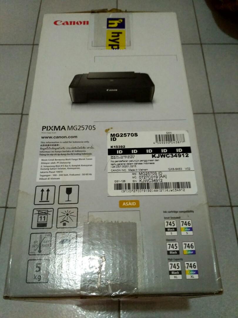 printer canon pixma mg 2570 s