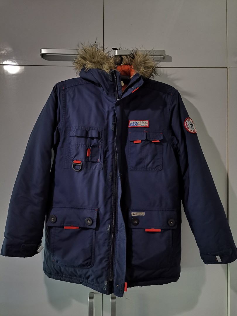 Quechua Boys Winter Jacket, Sports Equipment, Hiking & Camping on Carousell