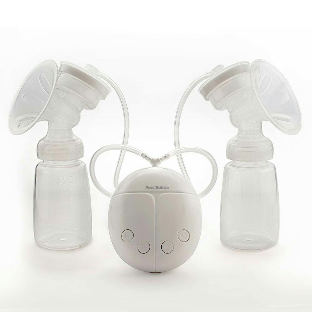 Bn Real Bubee Double Breast Pump Portable Light Weight Charged Via Usb Babies Kids Nursing Feeding On Carousell