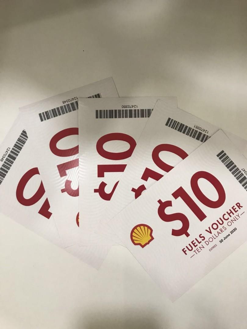 Shell 50 fuel vouchers, Tickets & Vouchers, Vouchers on Carousell