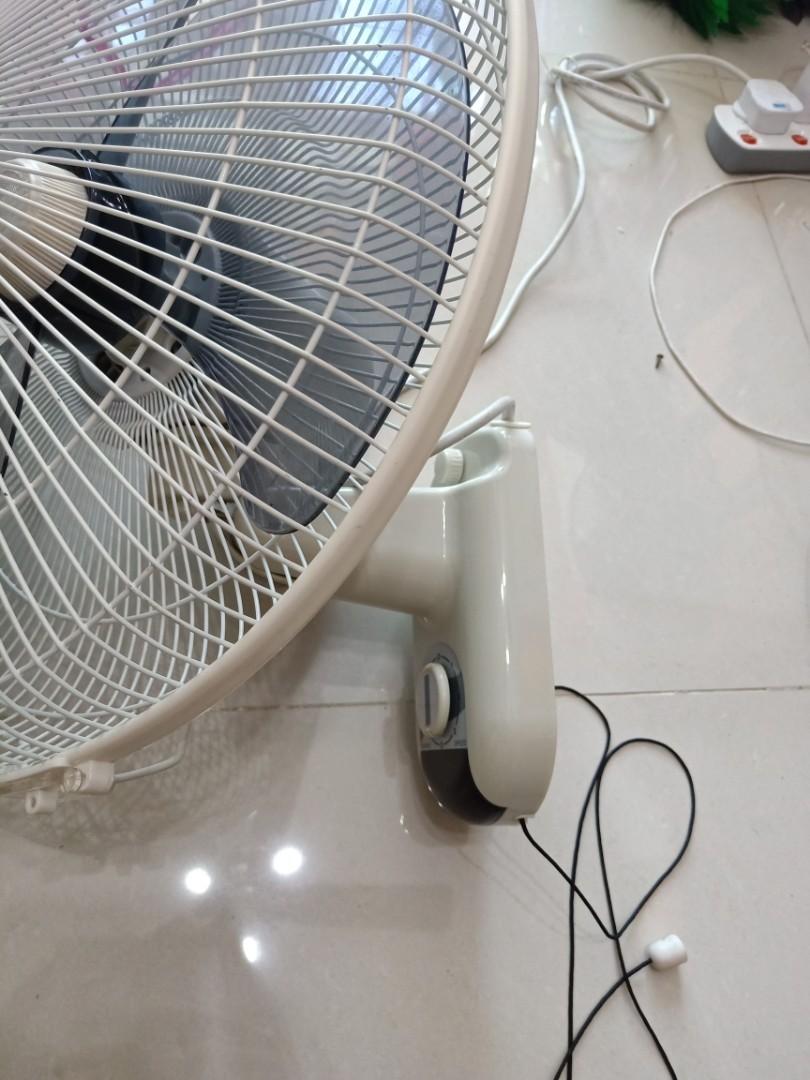 Sona wall fan with wall mount bracket, Furniture u0026 Home Living, Lighting u0026  Fans, Fans on Carousell