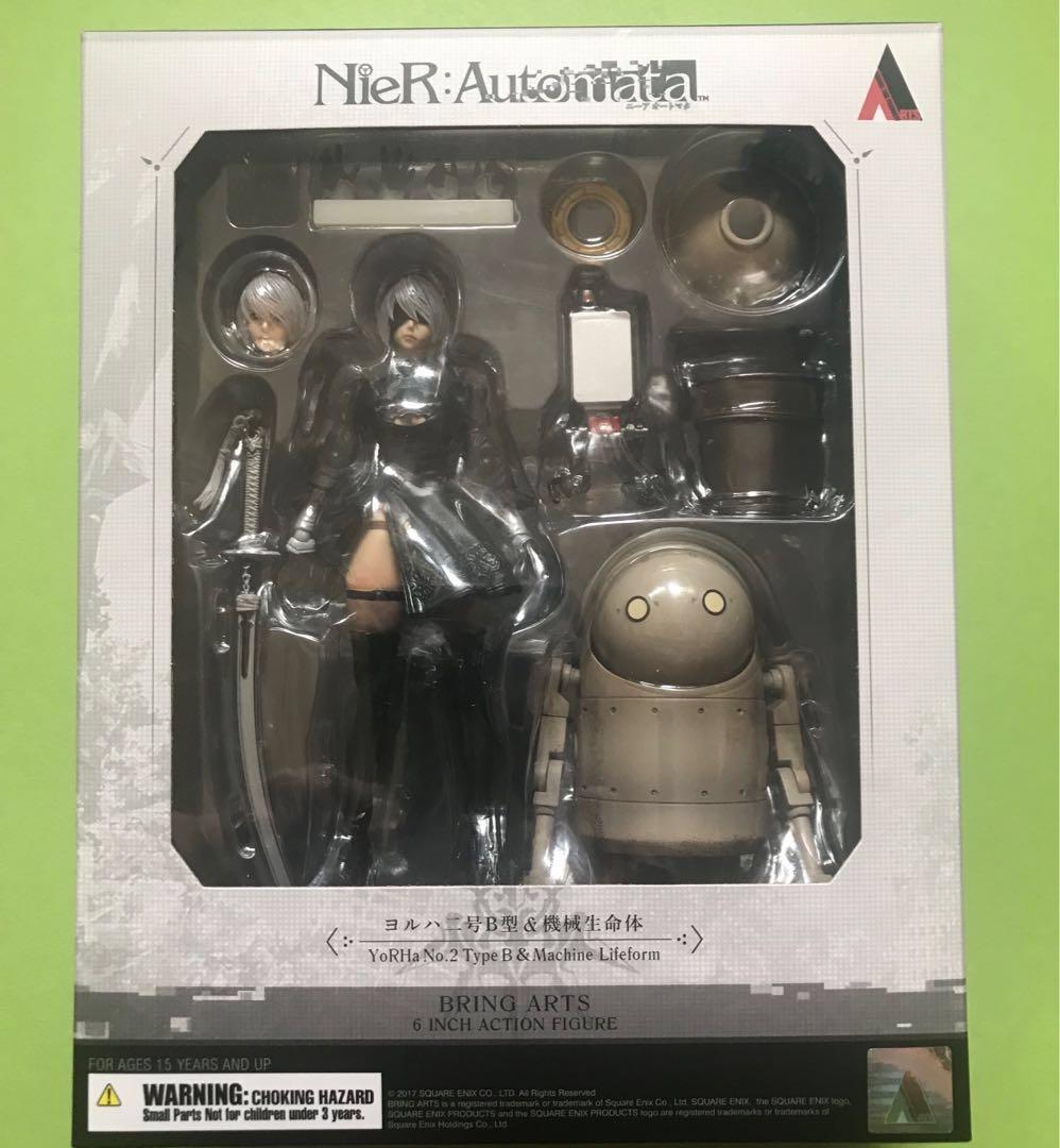Square Enix Bring Arts Nier Automata 尼爾yorha 2b Machine Lifeform 機械生命體 興趣及遊戲 玩具 遊戲類 Carousell