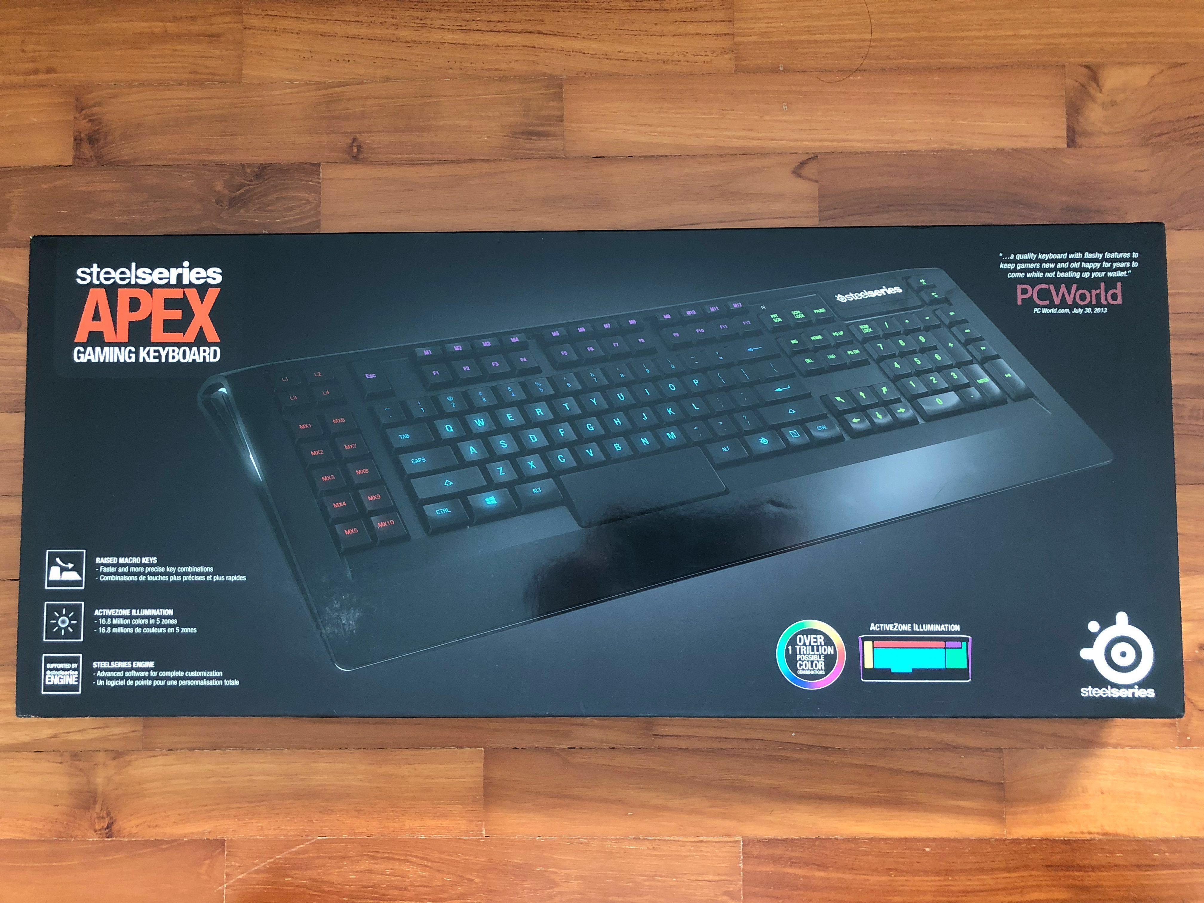 Steelseries Apex Gaming Keyboard Electronics Computer Parts Accessories On Carousell