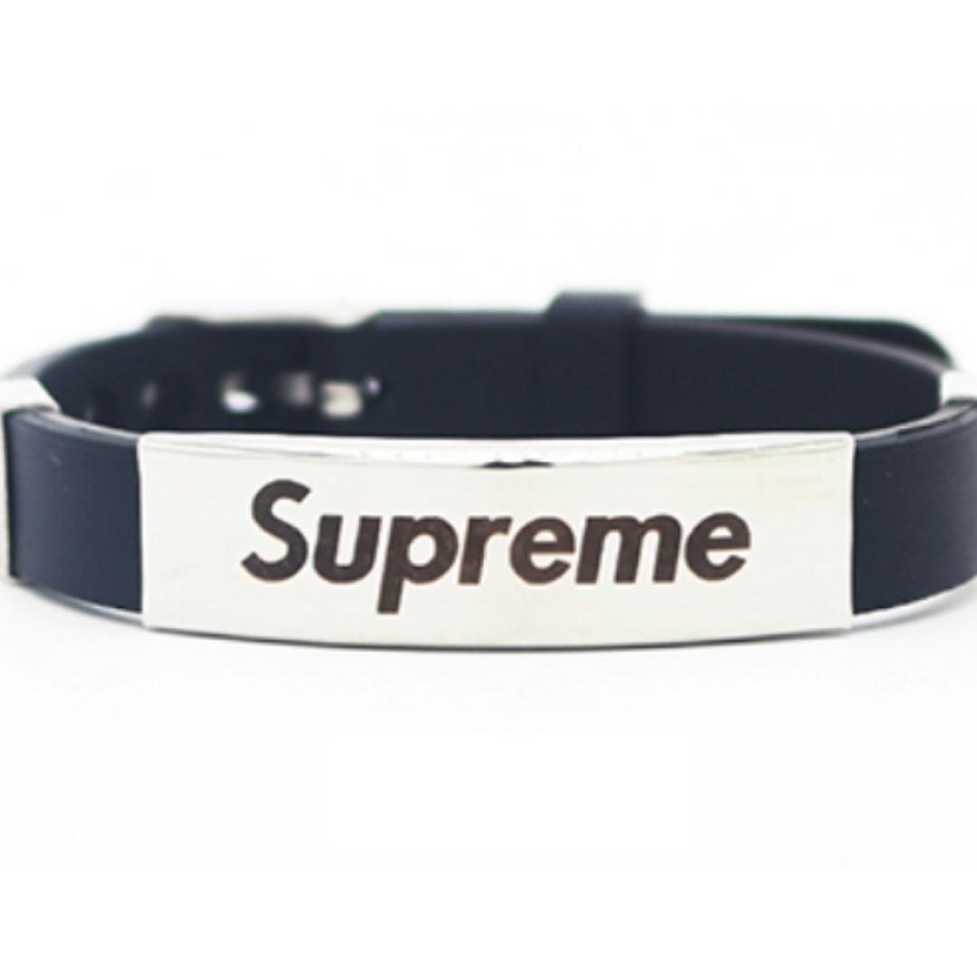 Supreme rubber new arrivals bracelet