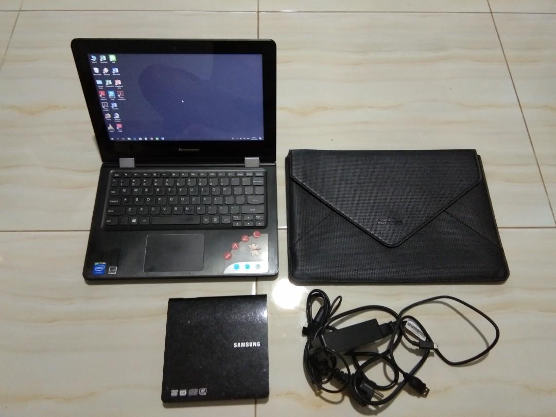 Termurah Lenovo Yoga 300 11ibr Mulus Bonus Samsung Dvd Rw Elektronik Komputer Laptop Di Carousell