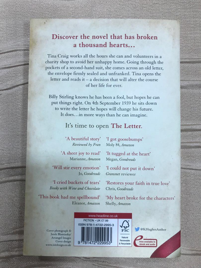 The Letter by Kathryn Hughes, Hobbies & Toys, Books & Magazines, Fiction & NonFiction on Carousell