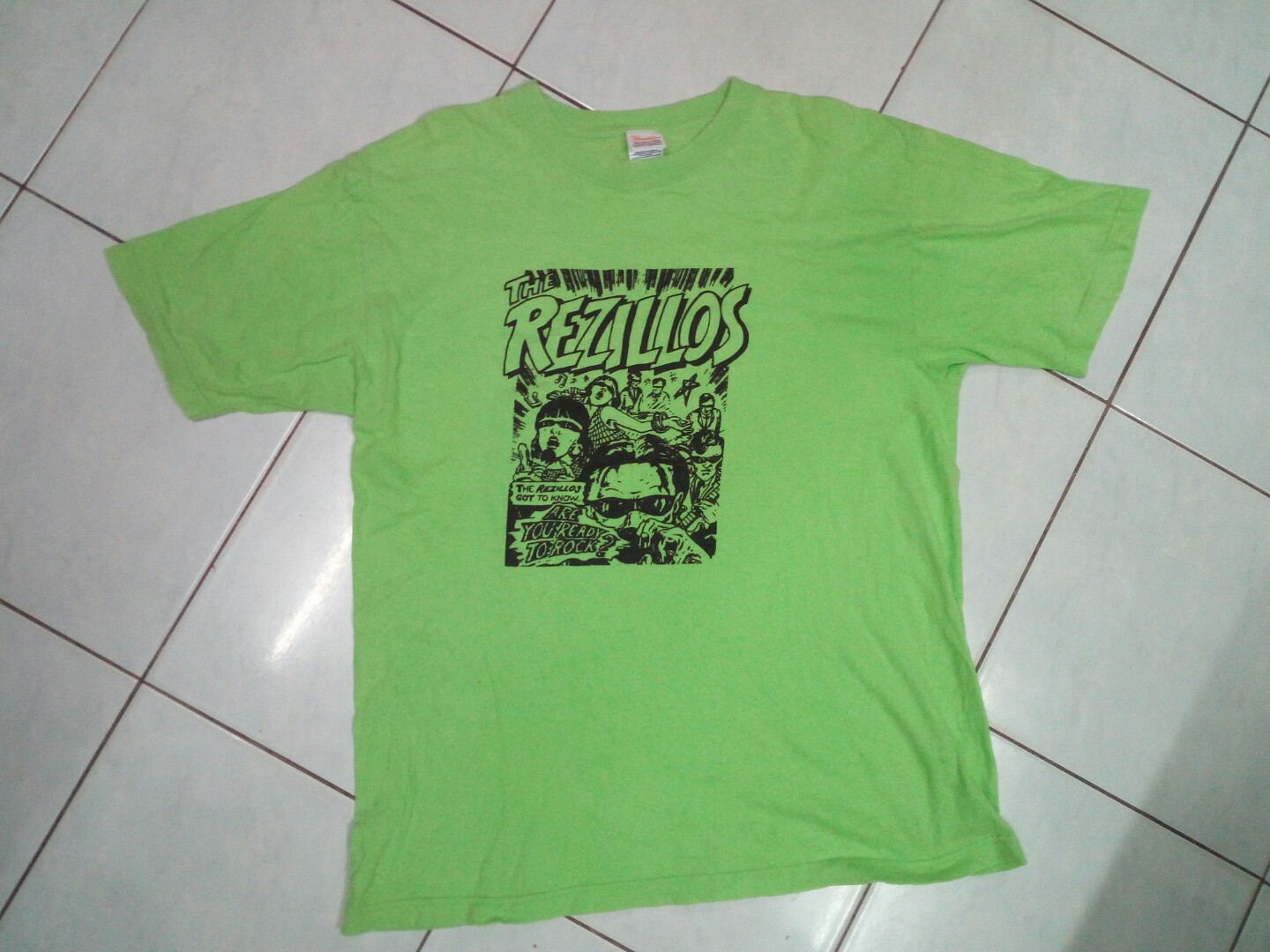 the rezillos t shirt