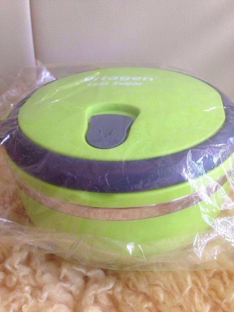 Thermal air tight insulated vacuum Lunch box tupperware food container