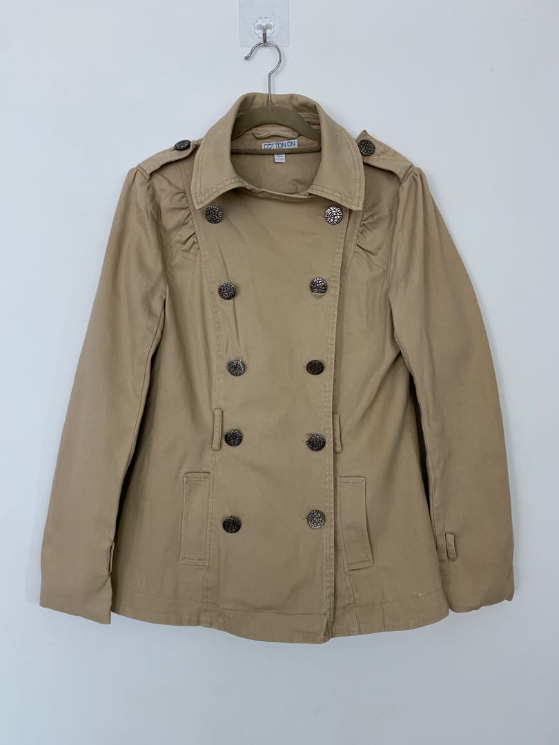 Trench-coat, Women's Fashion, Coats, Jackets and Outerwear on Carousell