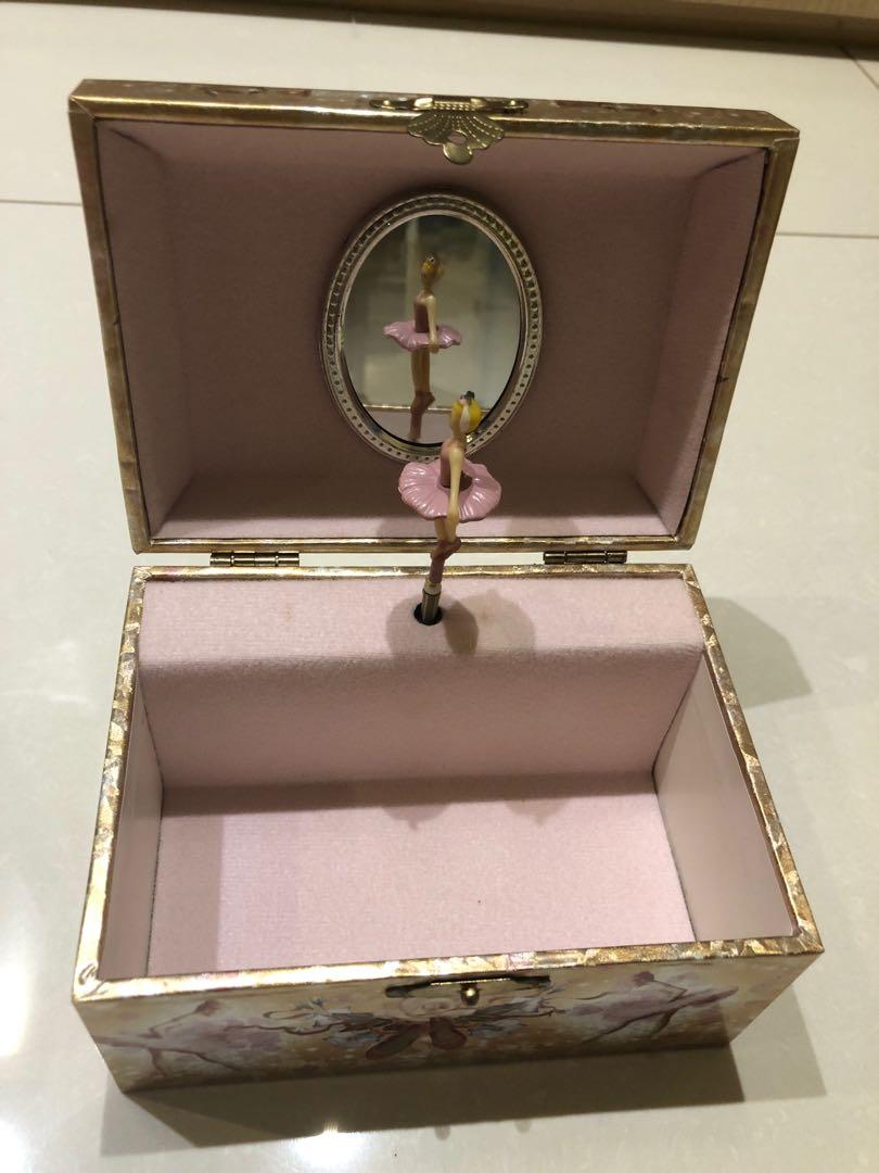 vintage dancing ballerina music box