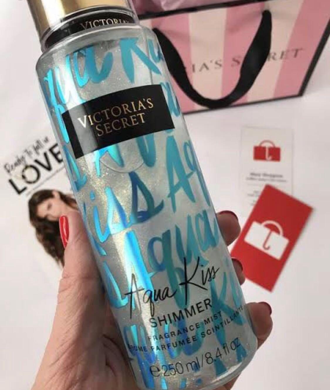 Victoria secret body mist aqua kiss shimmer deals