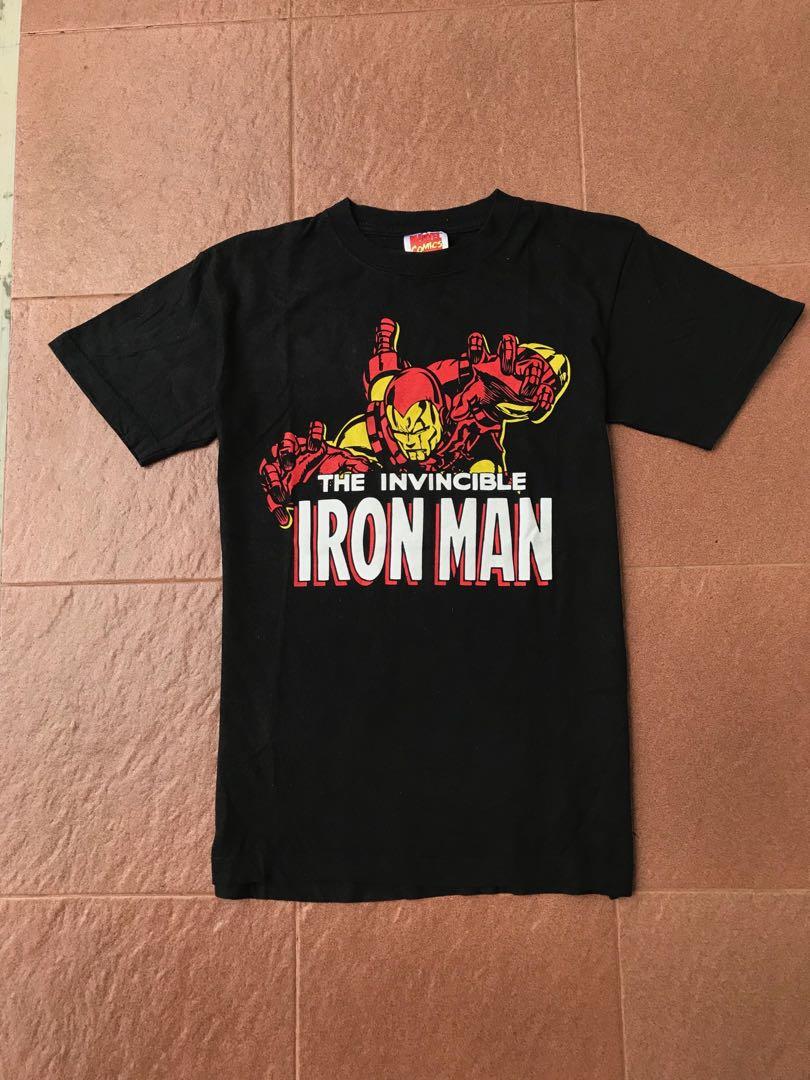 Vintage Iron Man Tag Marvel Comics Tee 