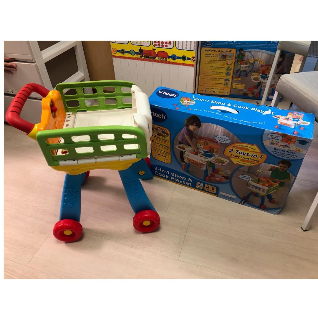 vtech 2 in 1 shop and cook playset