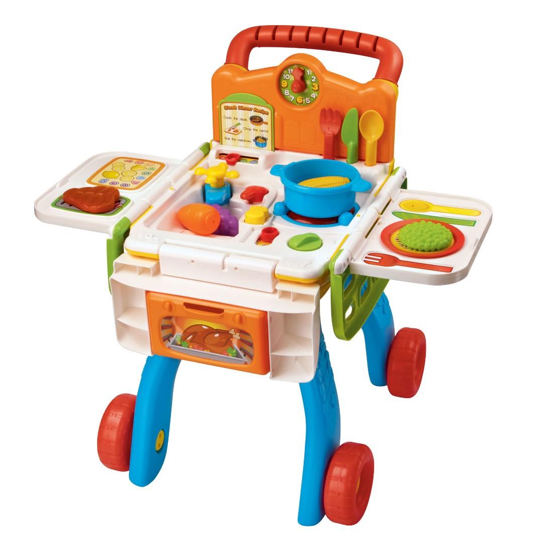 shop and cook kitchen play set