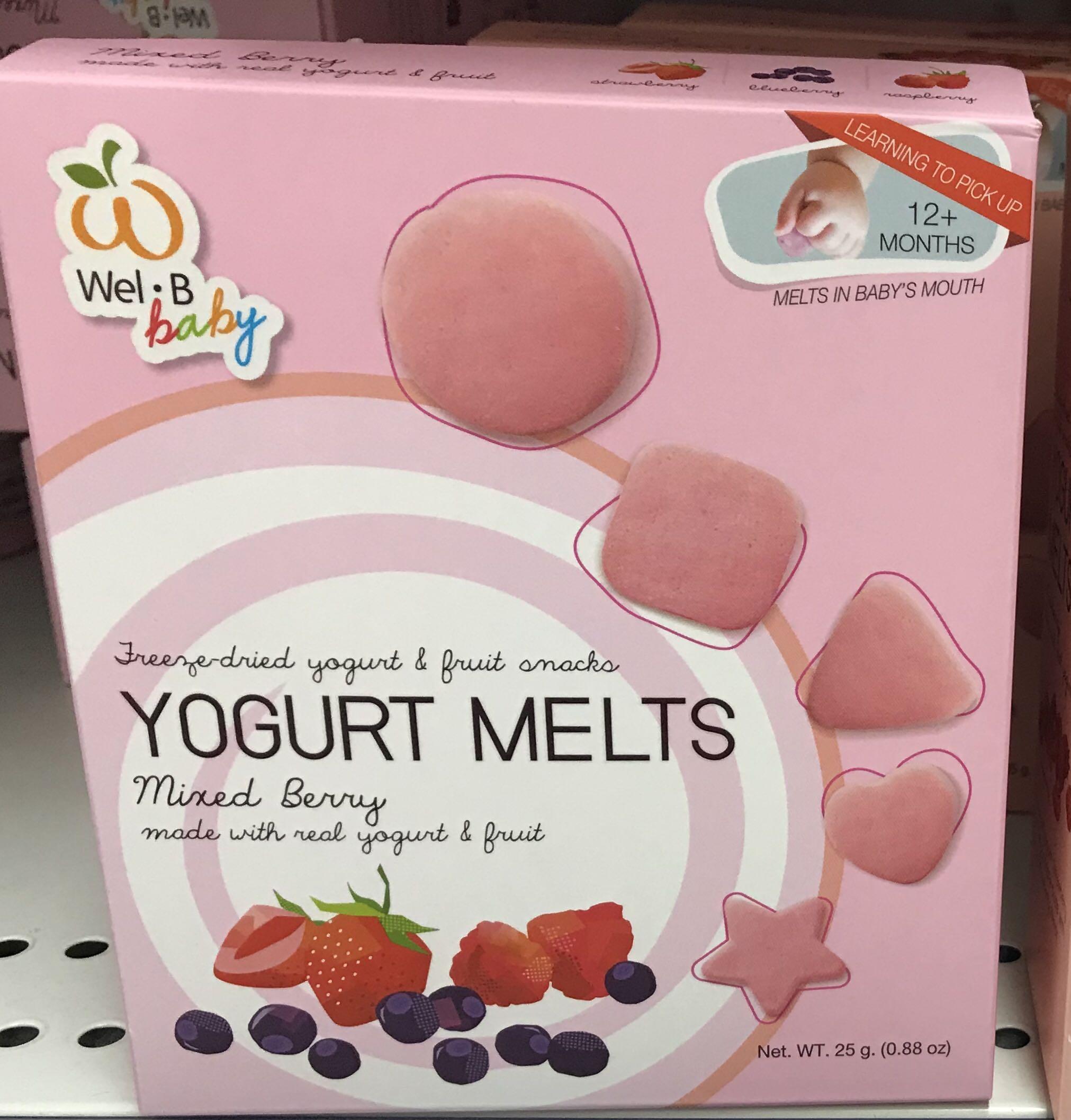 wel b baby yogurt melt