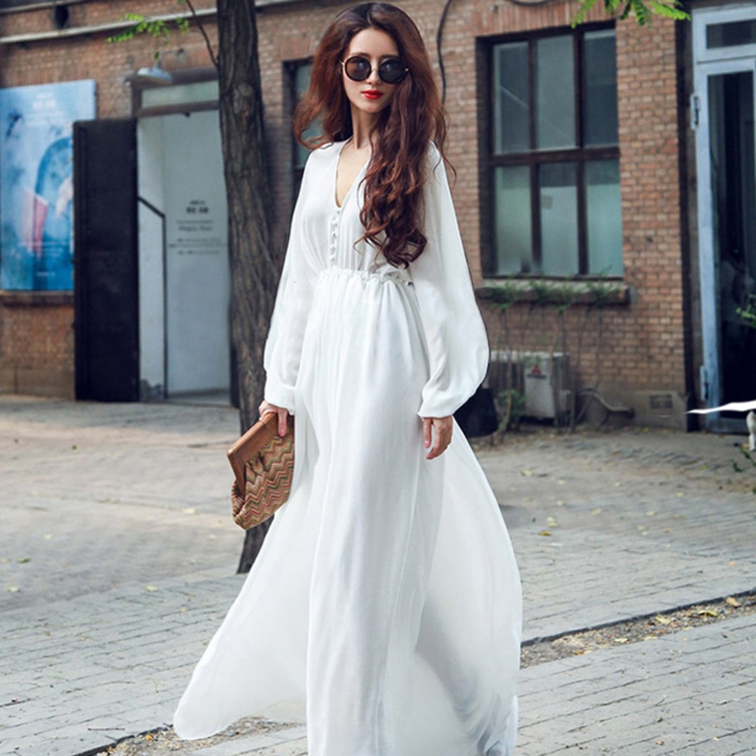 Long dress hot sale fashion