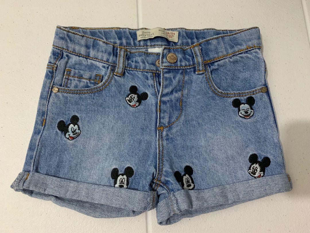 disney zara shorts