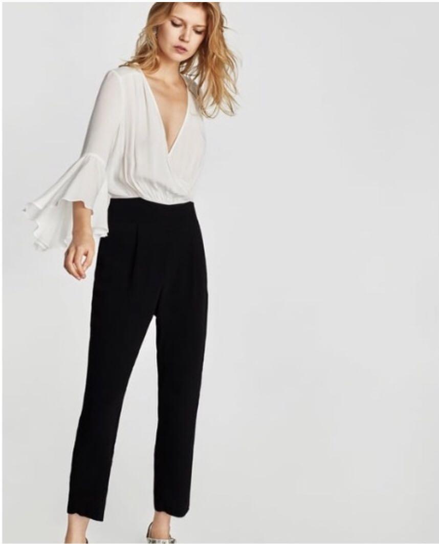 zara flowy jumpsuit
