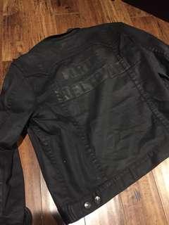 True Religion Black Denim jacket XXXL