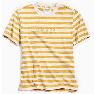 [po] guess jeans los angeles capsule striped tee