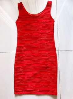 Bodycon dress texture (mirip) Pull & Bear