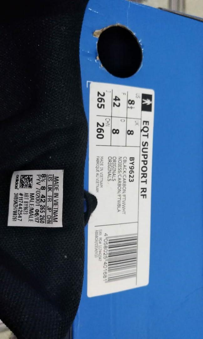 ADIDAS EQT SUPPORT RF ( BEKAS ) ! LAYAK PAKAI BANGET, Fesyen Pria