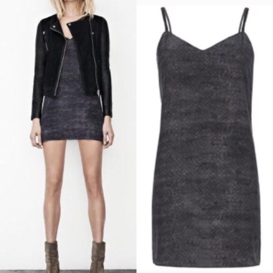 All saints snakeskin dress online