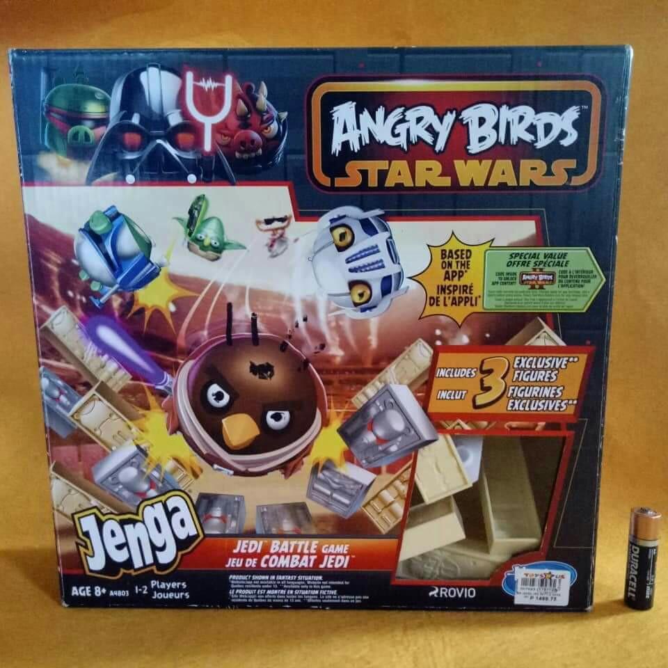 angry birds star wars jenga jedi battle game