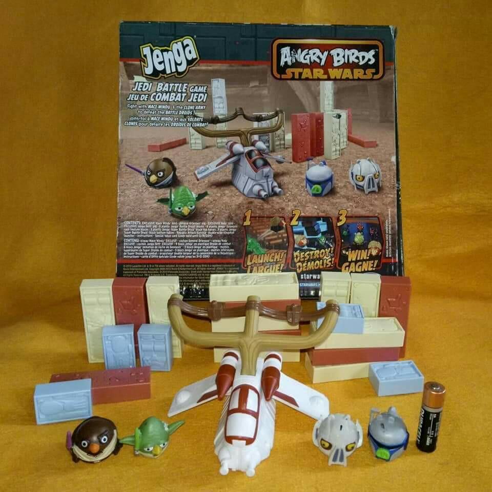 angry birds star wars jenga jedi battle game