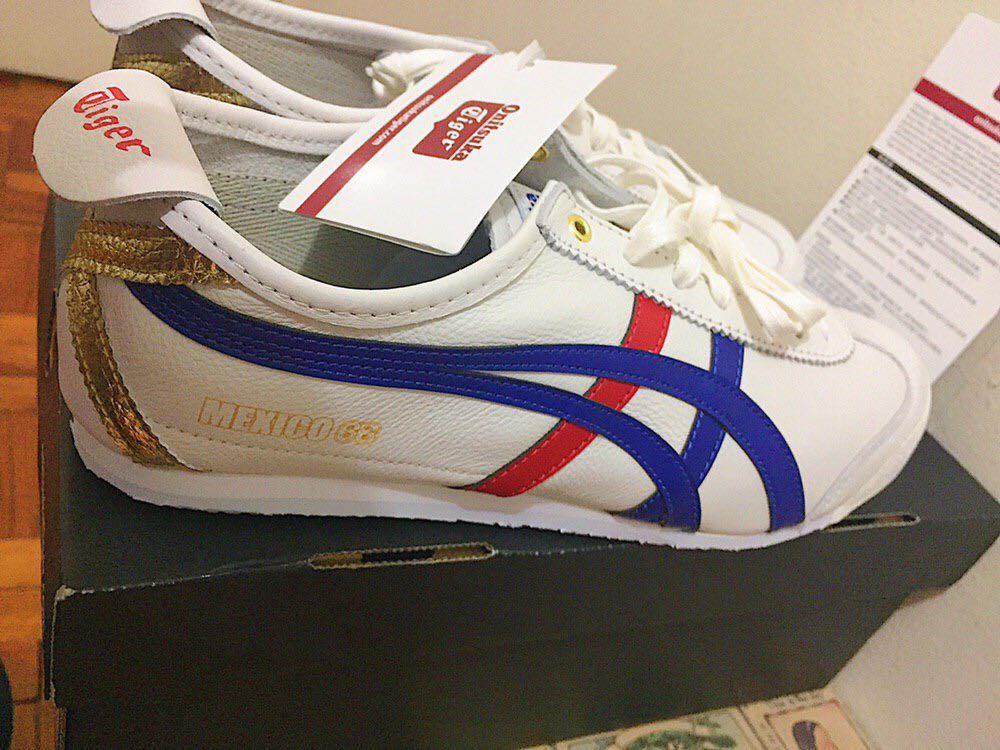 onitsuka tiger red and white